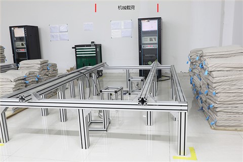 Static (sand pressure) mechanical load testing system