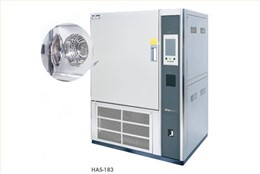 Unsaturated acceleration test chamber